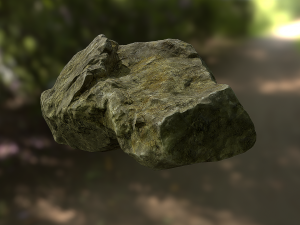 rock low poly model 3D मॉडल
