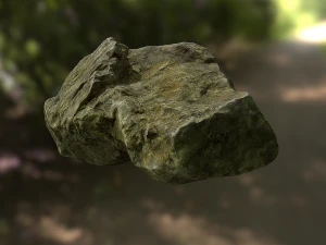 rock low poly model 3D Model