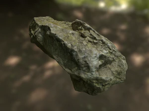 rock low poly model 3D Model