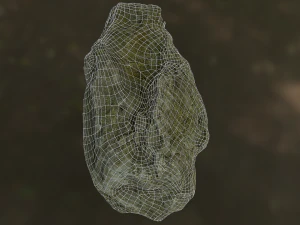 rock low poly model 3D Model