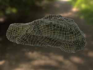 rock low poly model 3D मॉडल