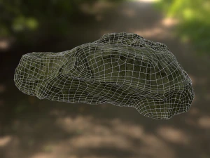 rock low poly model 3D Model