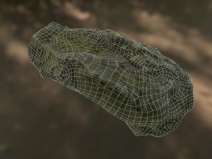 rock low poly model 3D मॉडल