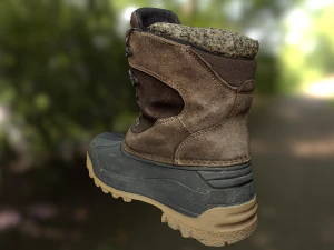 boot low poly model 3D Model