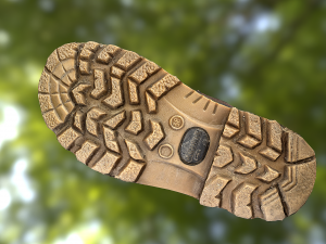 boot low poly model 3D 모델