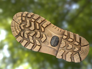boot low poly model 3D Model
