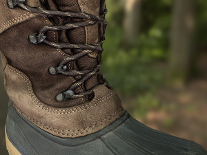boot low poly model 3D 모델