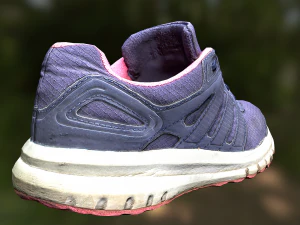 worn sneaker shoe low poly model 3D Model