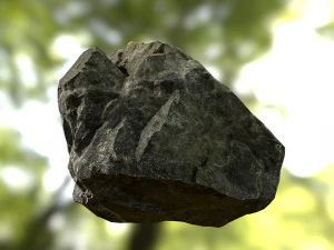 modelo rock low poly Modelo 3D