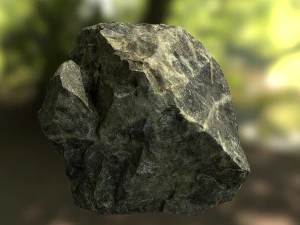 rock low poly model 3D Model