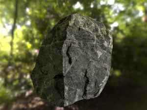 rock low poly model 3D Model