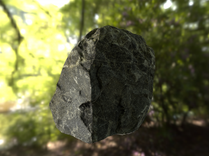 rock low poly model Model 3D