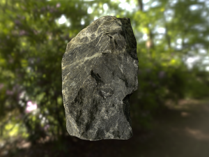 rock low poly model Model 3D