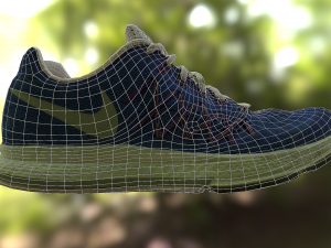 sneakers low poly 3D Модель