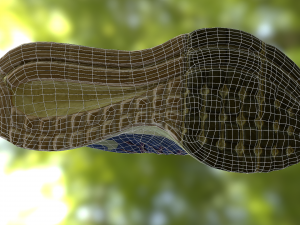 sneakers low poly 3D Модель