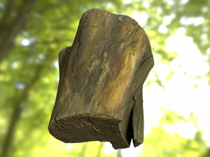 old tree stump low poly 3D Модель