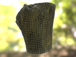 old tree stump low poly 3D Модель