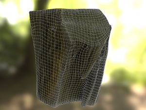 old tree stump low poly 3D Модель