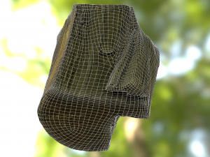 old tree stump low poly 3D Модель