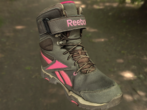 boot low poly model 3D Model