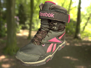 bota modelo low poly Modelo 3D