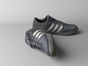 sneakers low poly 3Dモデル