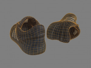sneakers low poly 3Dモデル