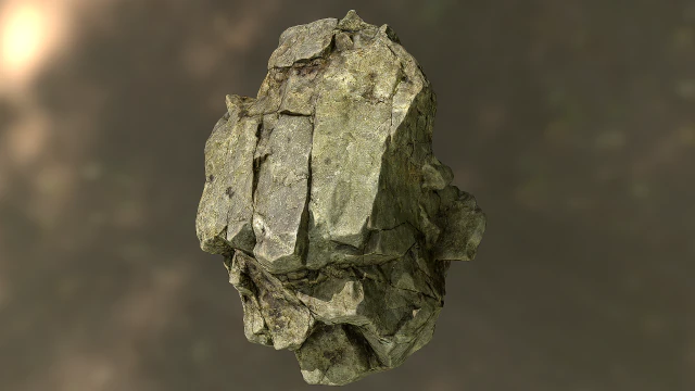rock low poly model 3D Model .c4d .max .obj .3ds .fbx .stl .blend 