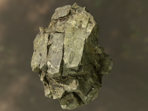 rock low poly model 3Dモデル