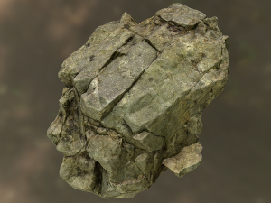 rock low poly model 3D Model