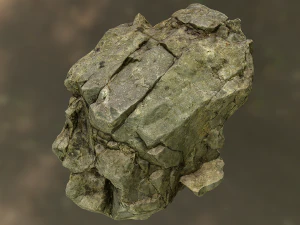rock low poly model 3D Model