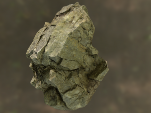 rock low poly model 3D Model
