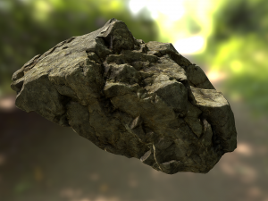 rock low poly model 3D Model