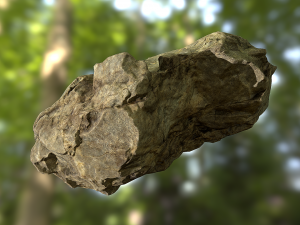 rock low poly model 3D Model