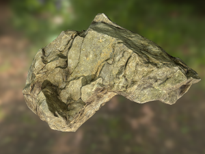 rock low poly model 3D Model