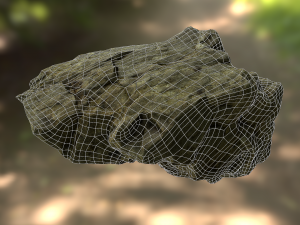 rock low poly model 3D Model