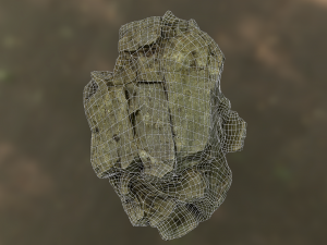 rock low poly model 3D Model