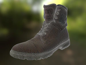 winter boots 3D Model