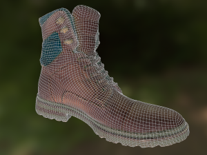 winter boots Modèle 3D