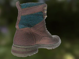 winter boots 3D Model