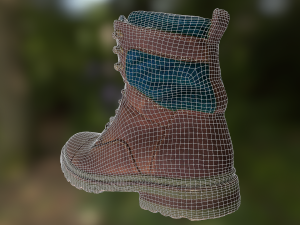 winter boots Modèle 3D