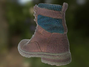winter boots 3D Model