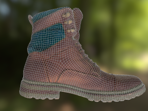winter boots Modèle 3D