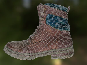 winter boots 3D Model