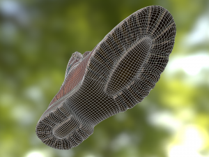 winter boots Modèle 3D