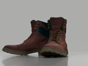 winter boots 3D Model
