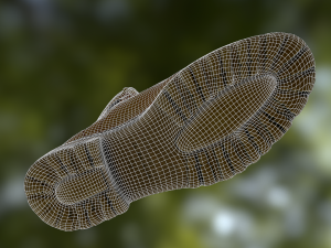 boot low poly model 3D-Modell