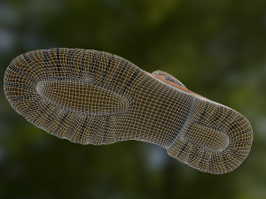 boot low poly model 3D-Modell