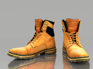 boot low poly model 3D-Modell