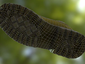 boot low poly model 3D Model